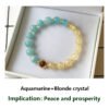 Natural strawberry crystal bracelet [Peach blossom stone] Attract peach blossom ice seed pink crystal pink crystal bracelet female pigeon blood red crystal